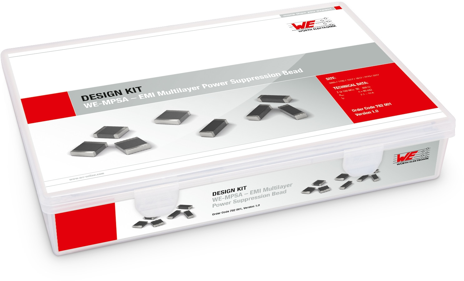 Design Kit WE-MPSA EMI Multilayer Power Suppression Bead